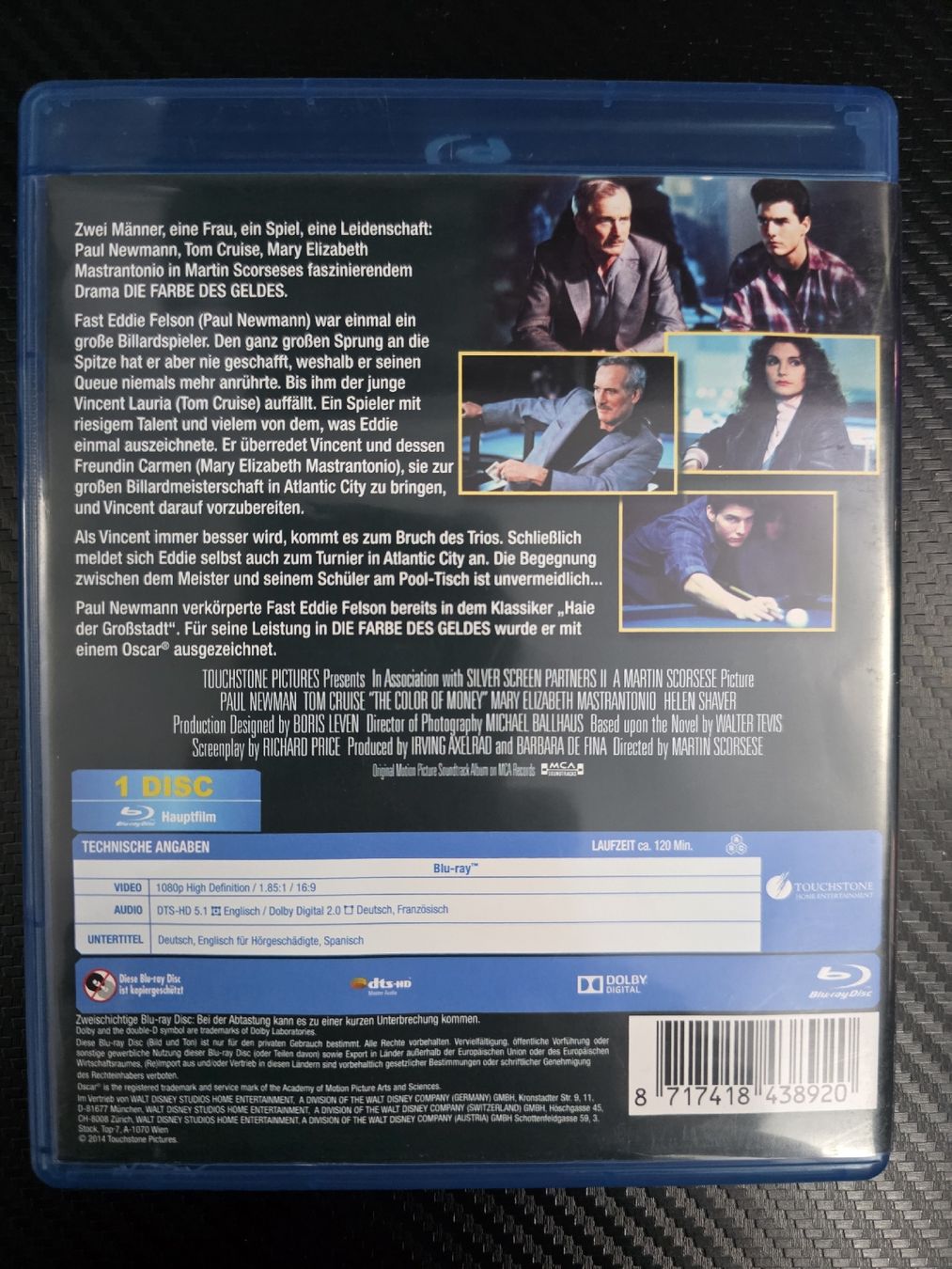 Tutti i DVDs: Die Farbe des Geldes BluRay – Usato da Birmensdorf ZH venduto da Remubi 1