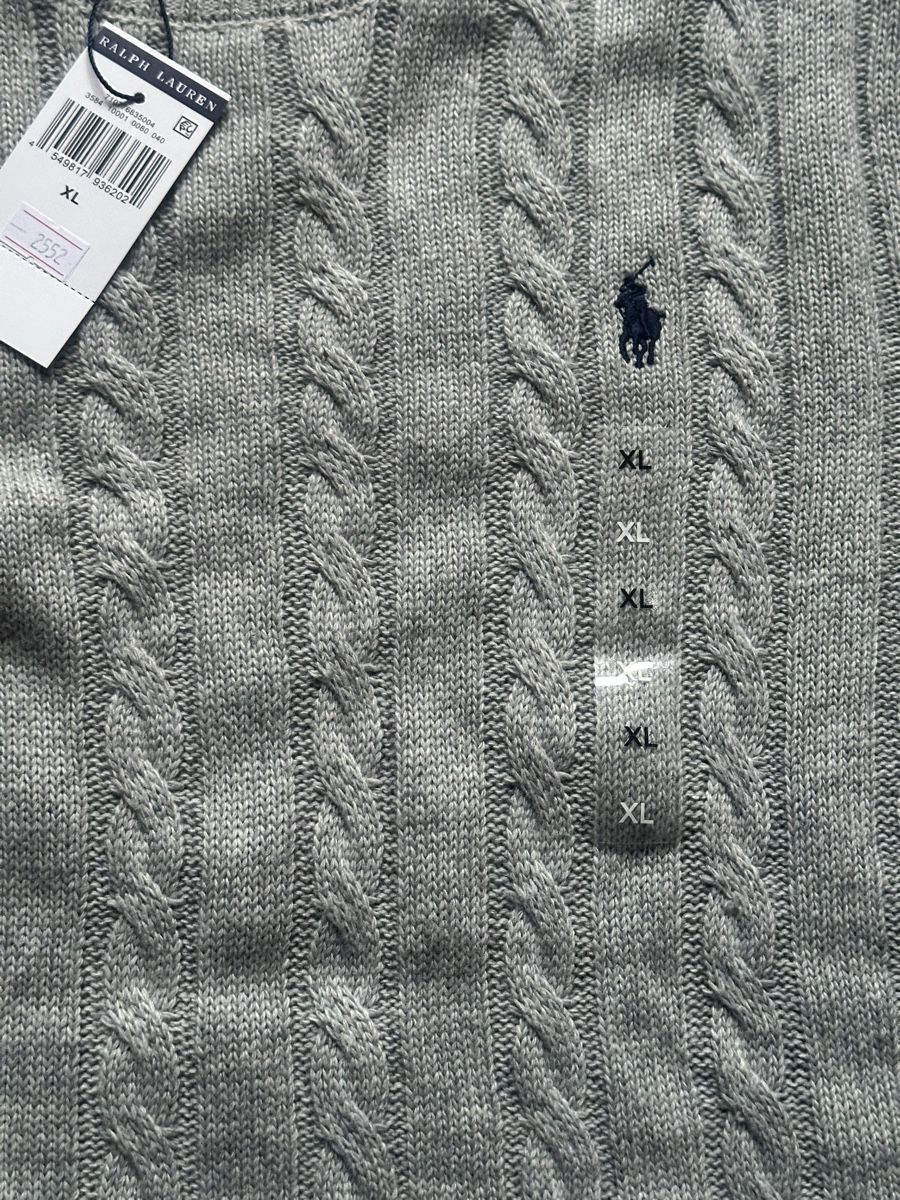 Ralph Lauren Pullover & Sweatshirts: Ralph Lauren Strickpullover, neu, grau, Gr. XL- Top! – Neu und originalverpackt aus Neerach von Matug1248 4