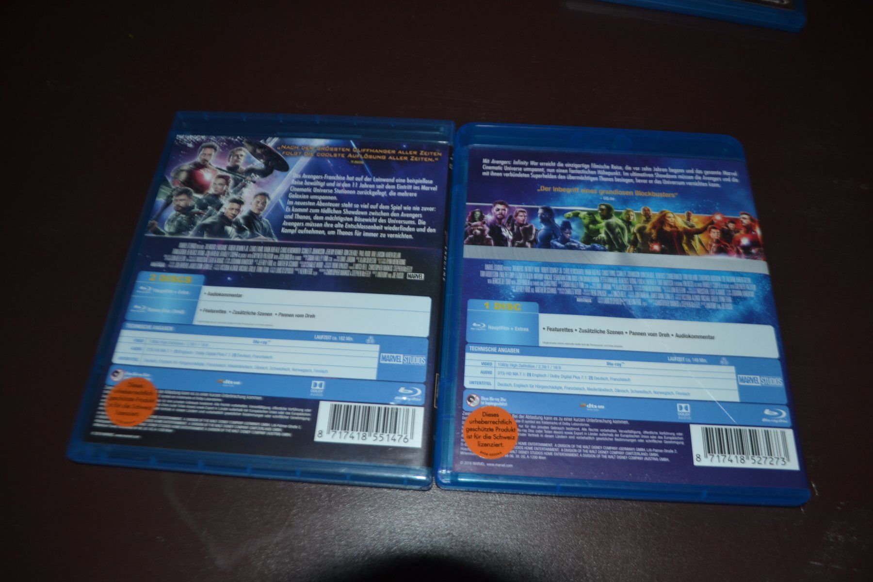 Alle DVDs: Avengers Ifinity War/ Endgame – Gebraucht aus Laupen ZH von chefdom 1