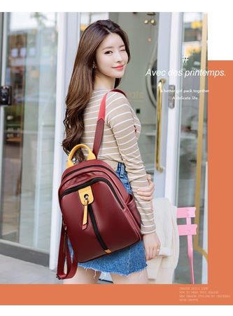 PU Leder Rucksack