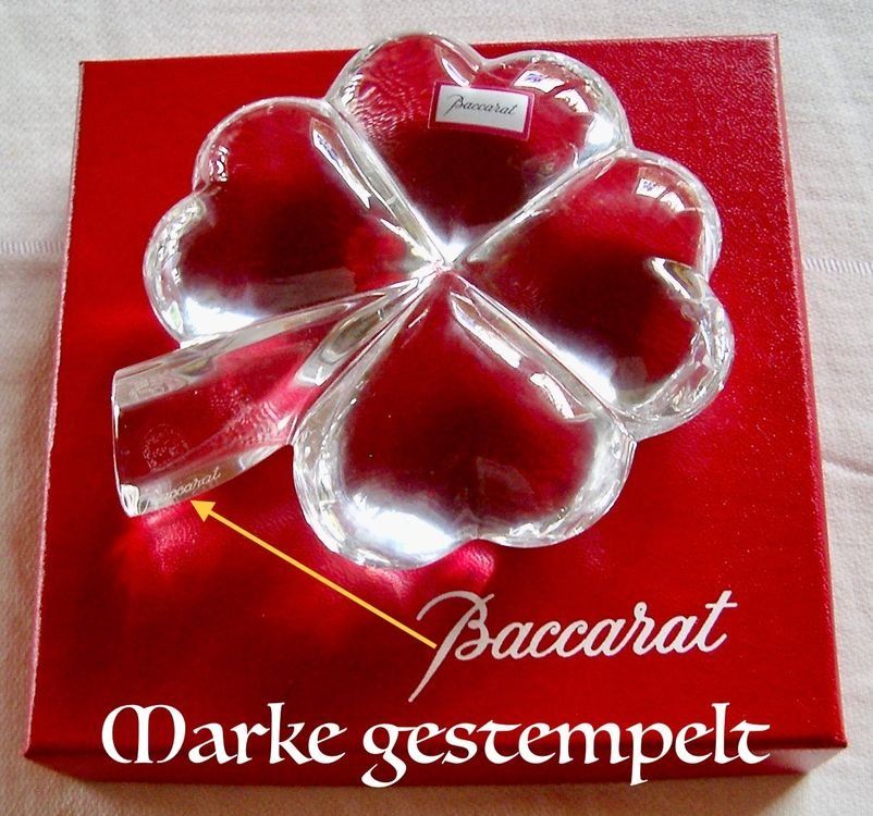Baccarat Statuette: Baccarat Kleeblatt – Usato da Winkel venduto da gabriele56 2