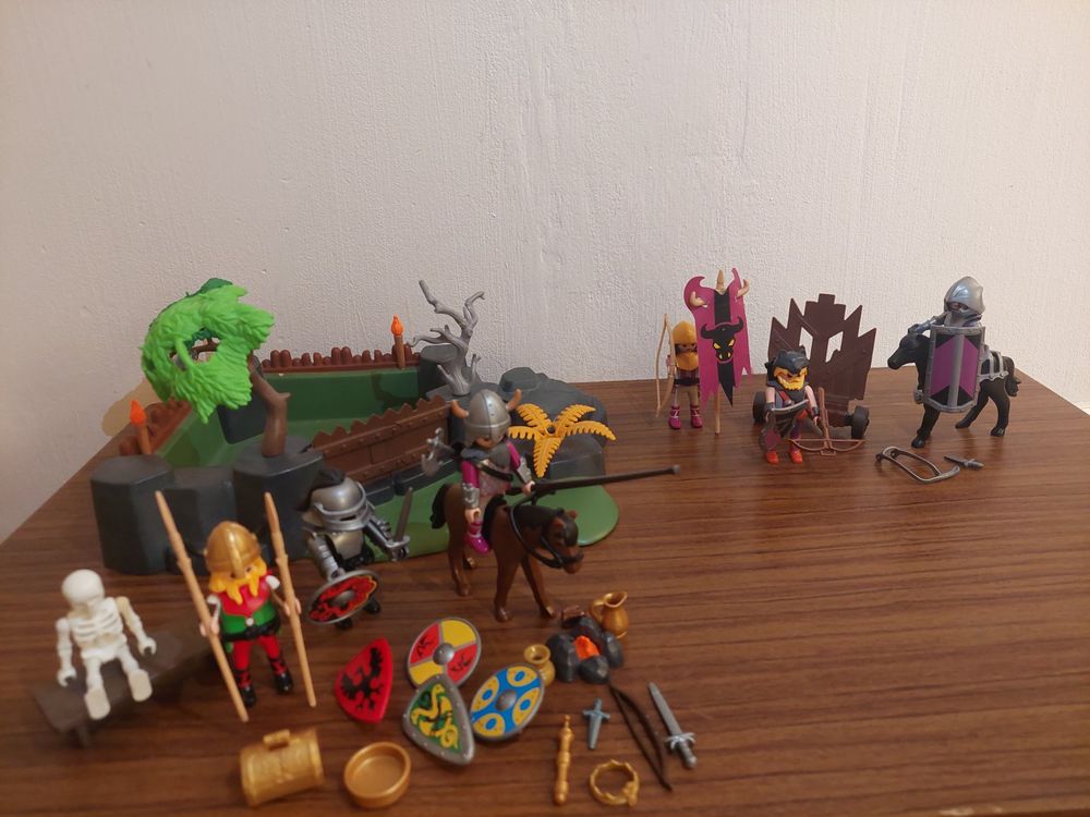 PLAYMOBIL 3137 – Super Set Vichingo – Cavaliere E Attacco – Gioco D'Avventura Per Bambini