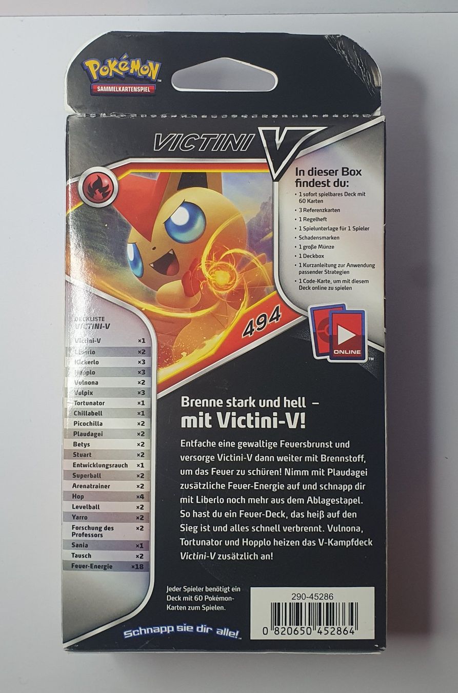 Pokémon Carte collezionabili: Pokémon - Victini V Kampf Deck (NEU) – Nuovo e nell'imballaggio originale da Gross venduto da ArcanaGameshop 2