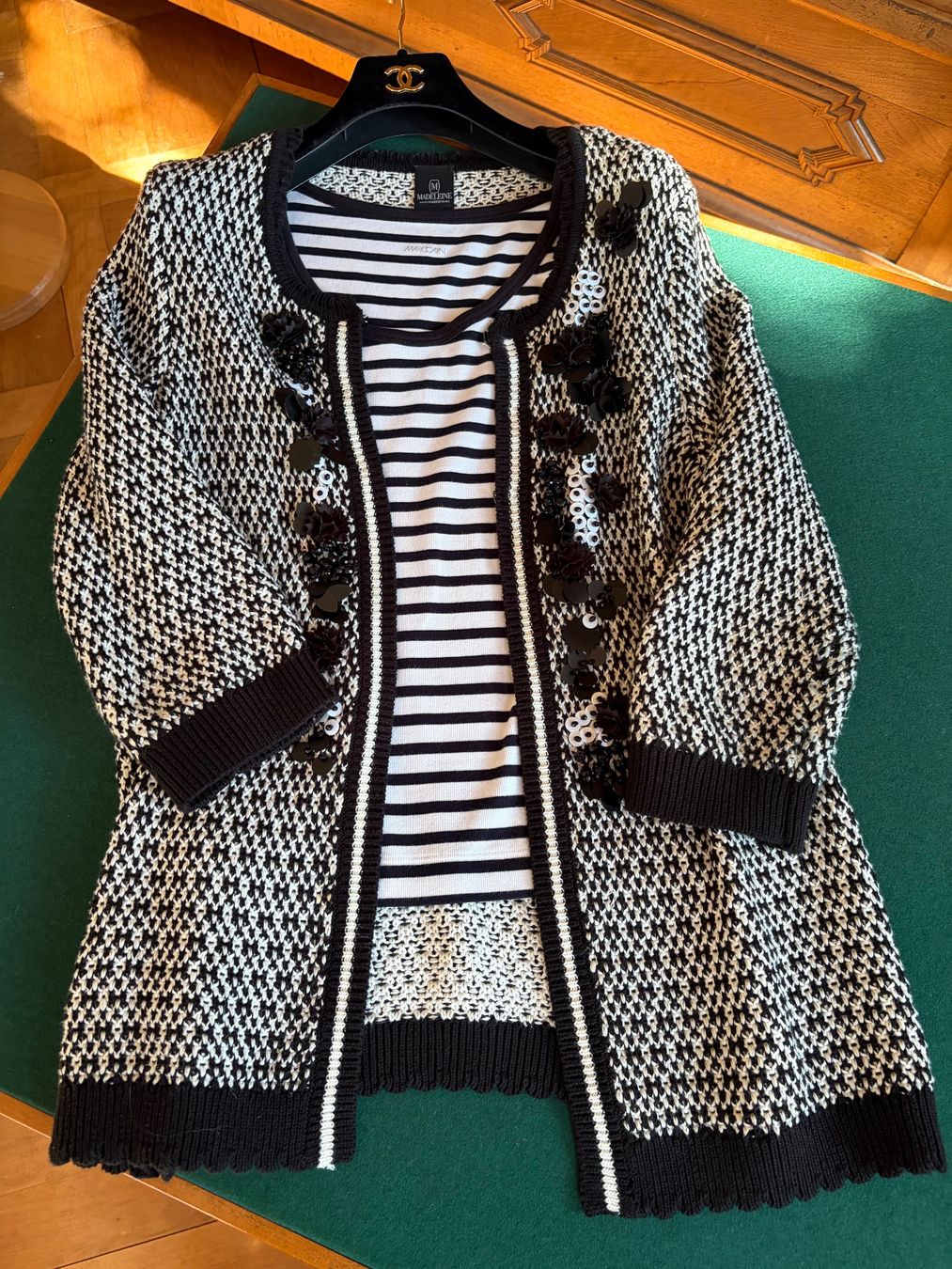 Madeleine Vestes: MADELEINE Strickjacke /Matthieu Blazy  stil  Chanel / – D'occasion à Interlaken par Bona55 8