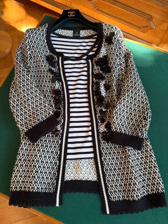 MADELEINE Strickjacke / Baumwolle /