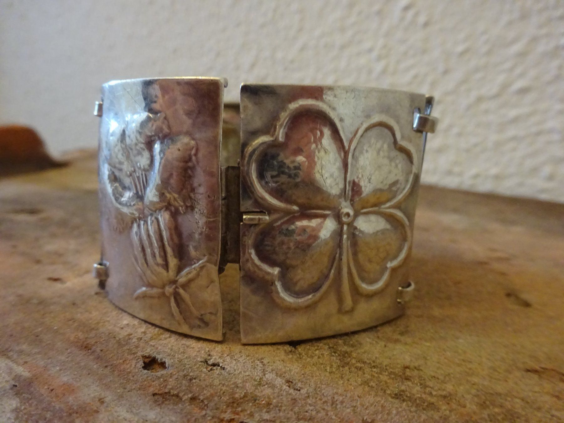 Bracciali & Braccialetti: Armband Vierkleeblatt 800 S / PERLI – Usato da Esslingen venduto da FetteSchnecke 2