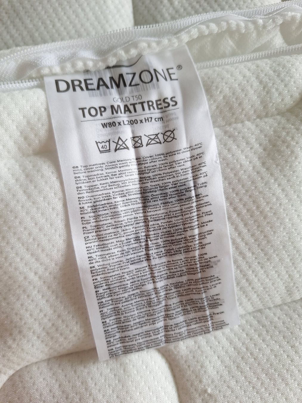 Jysk Matelas: Topper Jysk 80cm x 200cm – D'occasion à Spreitenbach par misi.m 3
