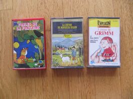 3 Kinderkassettli Französisch Fables pour enfants Märchen