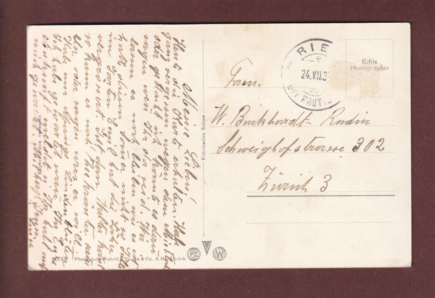 Cartoline postali: FRUTIGEN - Kirche – Usato da Pully venduto da nicecards-shop 1