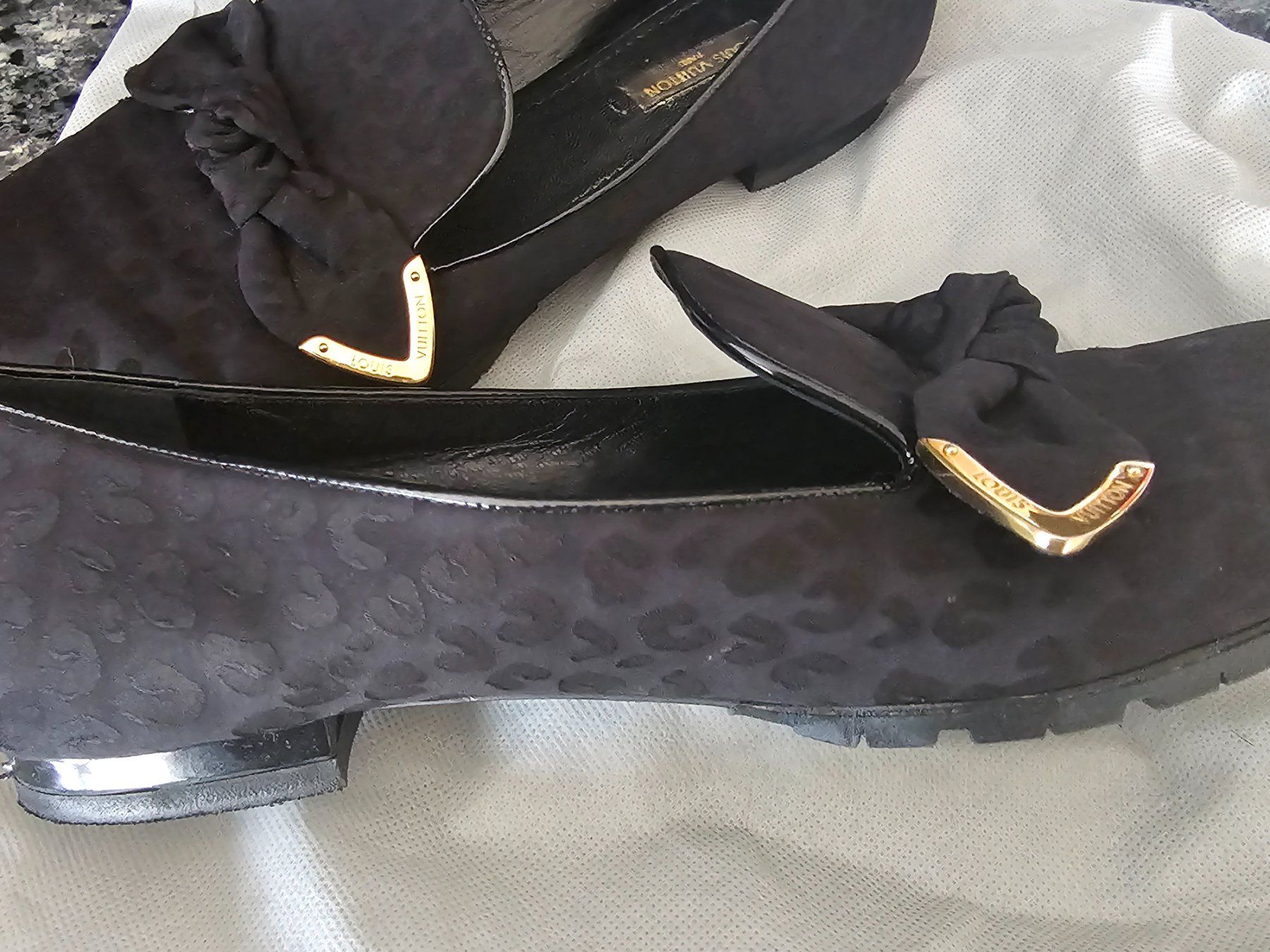 Louis Vuitton Scarpe da donna: Louis Vuitton  Ballerina, Grösse 39, Schwarz – Usato da Zürich venduto da Luxury79 1