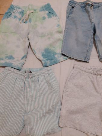 5 short coton, bermuda jean, fille dès 6 ans 122 - 128