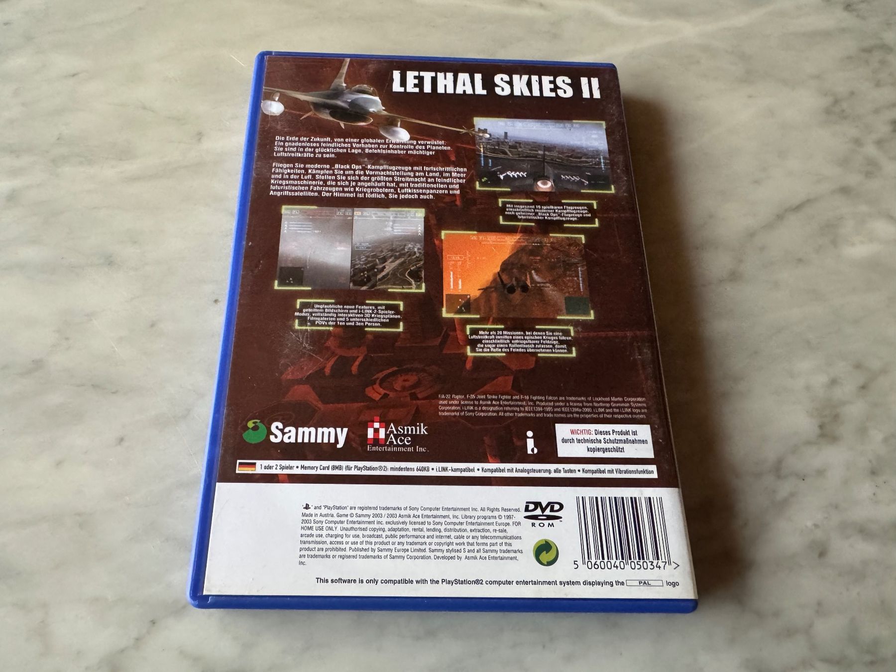 Sony Giochi: LETHAL SKIES 2 SPIEL FÜR PS2 – Usato da hägendorf venduto da twilightprincess 2