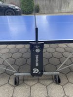 Tischtennis Tisch TECTONIC blau mit Rollen gebraucht