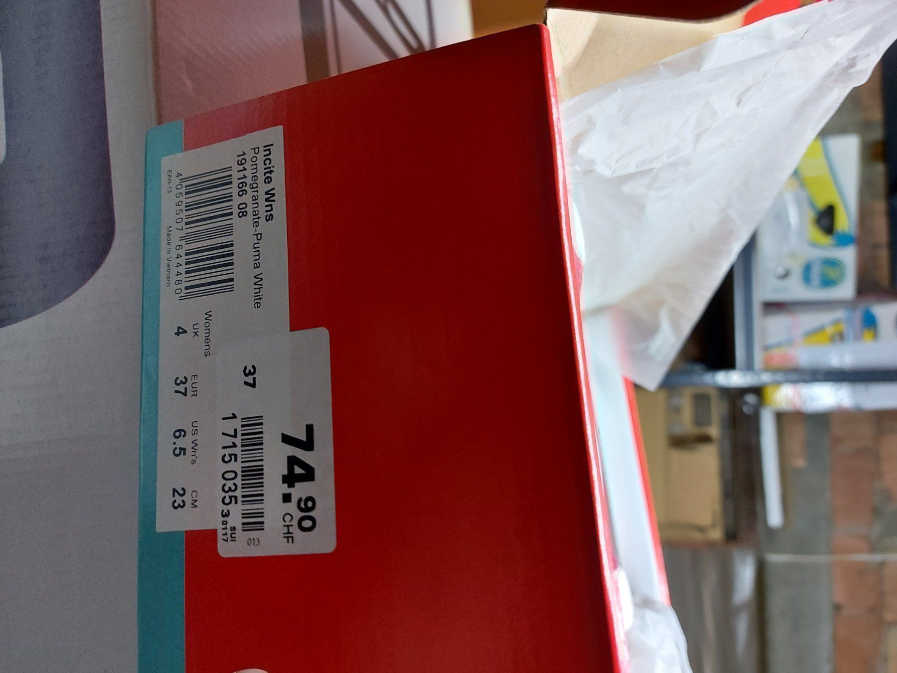 Puma Scarpe da donna: Puma Incite Wine 37 soft foam nuove – Nuovo e nell'imballaggio originale da Coldrerio venduto da Addicted2Art 1