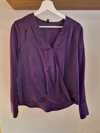 Bluse violett Gr. 36