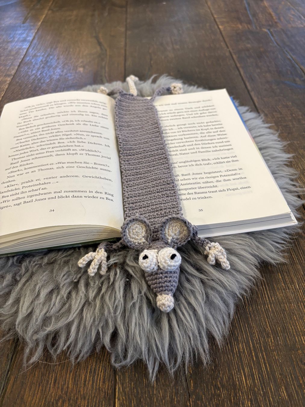 Altre raccolte & rarità: Lesezeichen Ratte Handmade – Nuovo (secondo la descrizione) da St. Niklaus VS venduto da loumonrohandmade