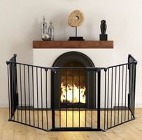 + Kaminschutzgitter XL 300 cm Ofenschutzgitter Kaminschutz