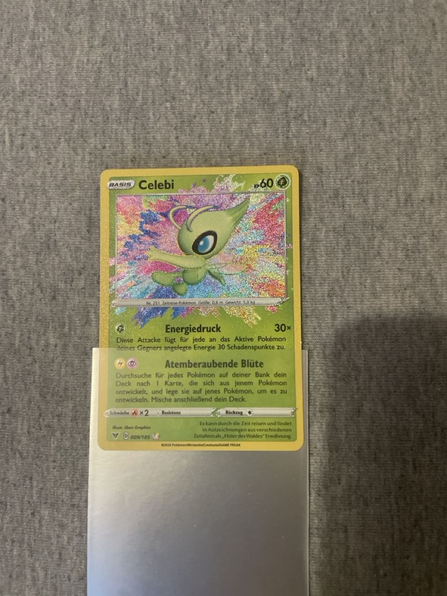 Pokémon Carte collezionabili: Celebi Farbenschock Amazing Rare – Nuovo (secondo la descrizione) da Flawil venduto da Duft-Alchemist