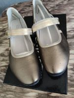 Bambooa shoes gold leather strap size 5 UK EU 38 NEU