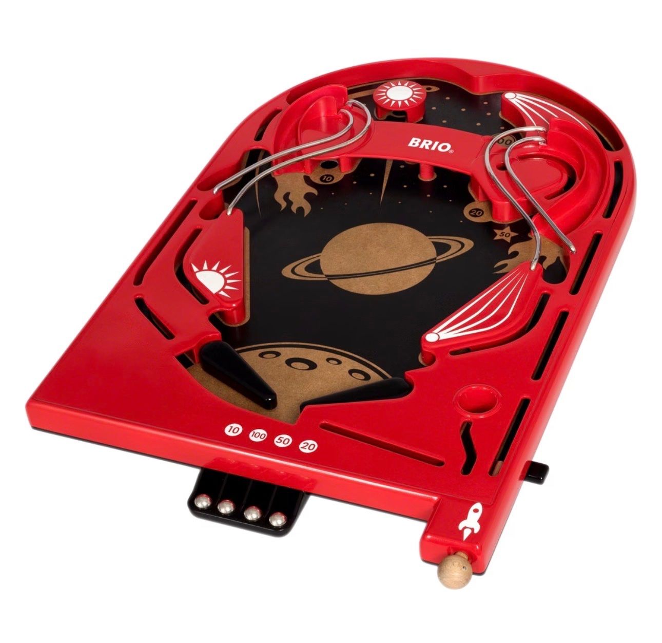 Flipper: Flipper BRIO rouge spatial - Jeu d'adresse parfait! – Usato da Les Avanchets venduto da Oro_Rog