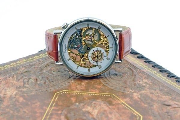 Orologi: Eichmüller schöne grosse Skelettuhr 50mm – Nuovo e nell'imballaggio originale da Wittenbach venduto da Gapservice 2