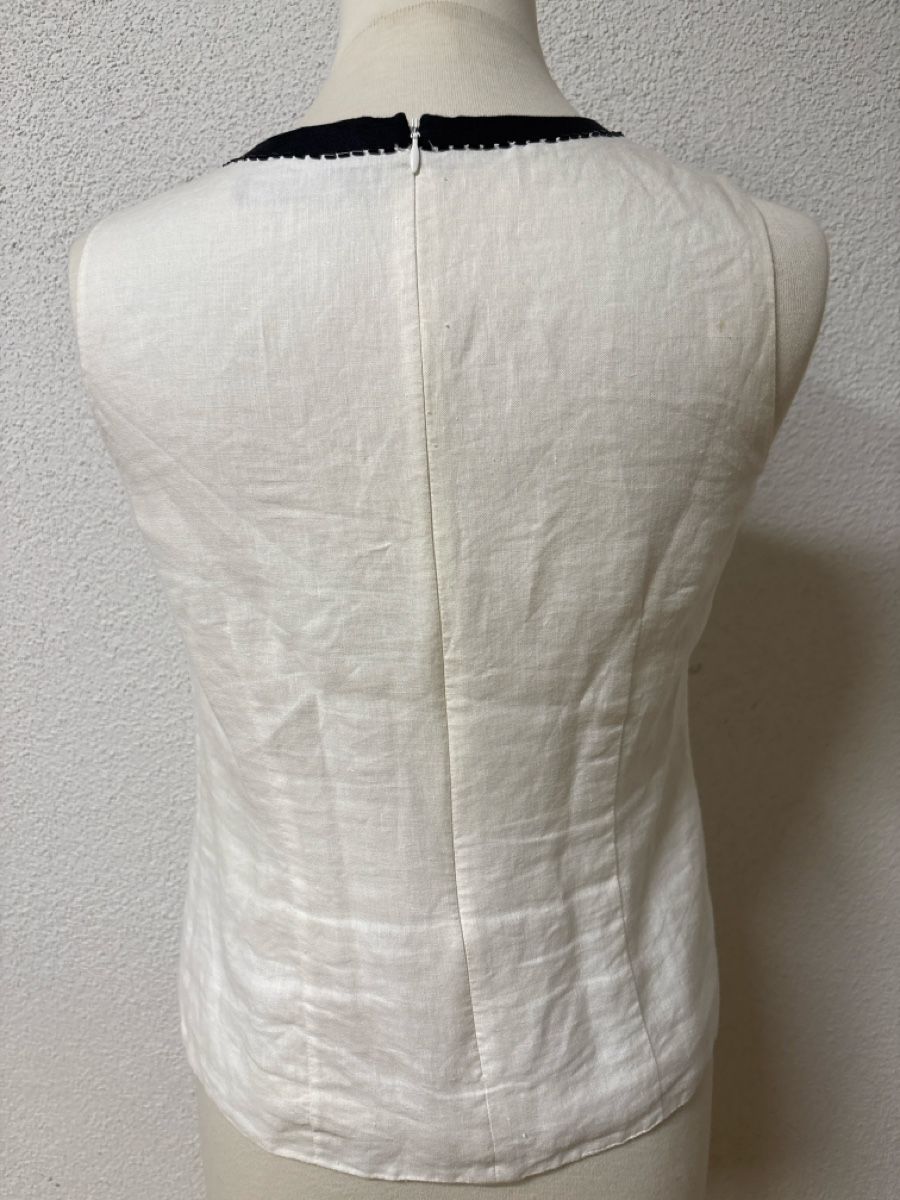 Lotti di vestiti: Set Top und Jacke weiss Leinen Grösse S – Usato da Maienfeld venduto da 8796 5