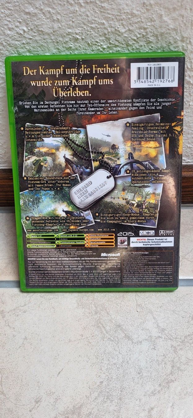 Microsoft Spiele: Xbox - Men of Valor – Gebraucht aus Münsingen von Heroism2010 1