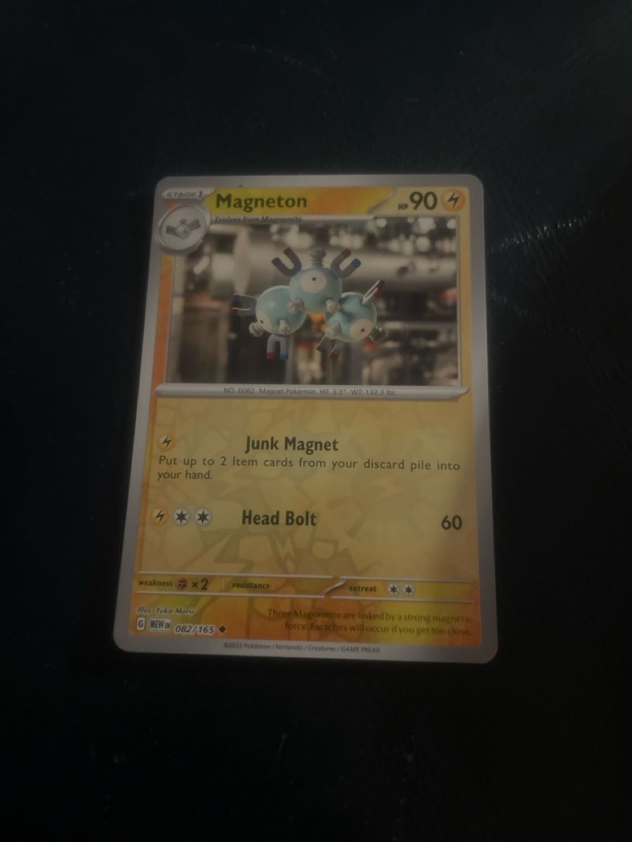 Pokémon Carte collezionabili: Magneton 082/165 Pokemon Reverse Holo – Usato da Bazenheid venduto da Toulouse12