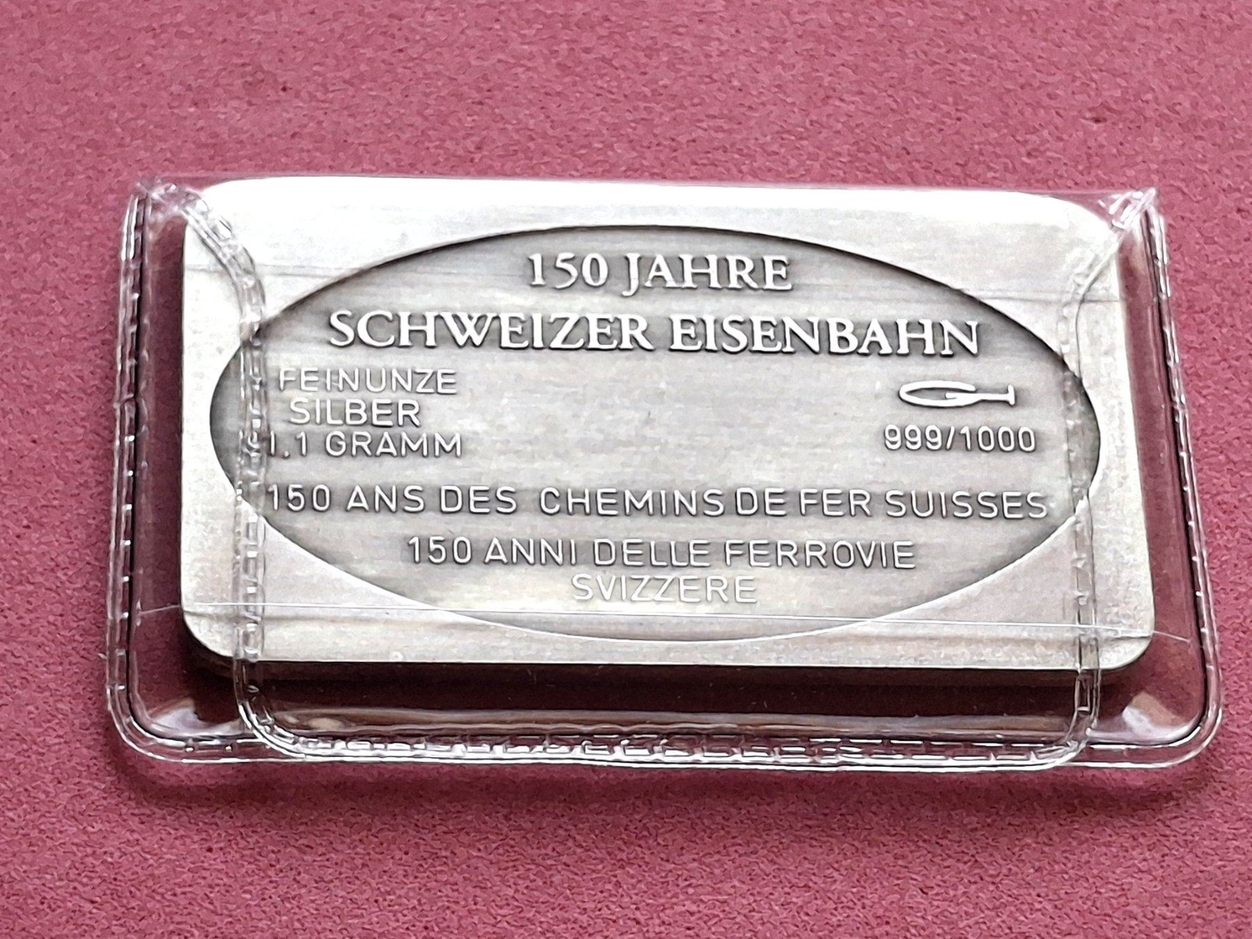 Edelmetalle: CH EISENBAHN - CRYSTAL PANORAMIC EXPRESS - OVP – Gebraucht aus Boniswil von dpd4coins 1
