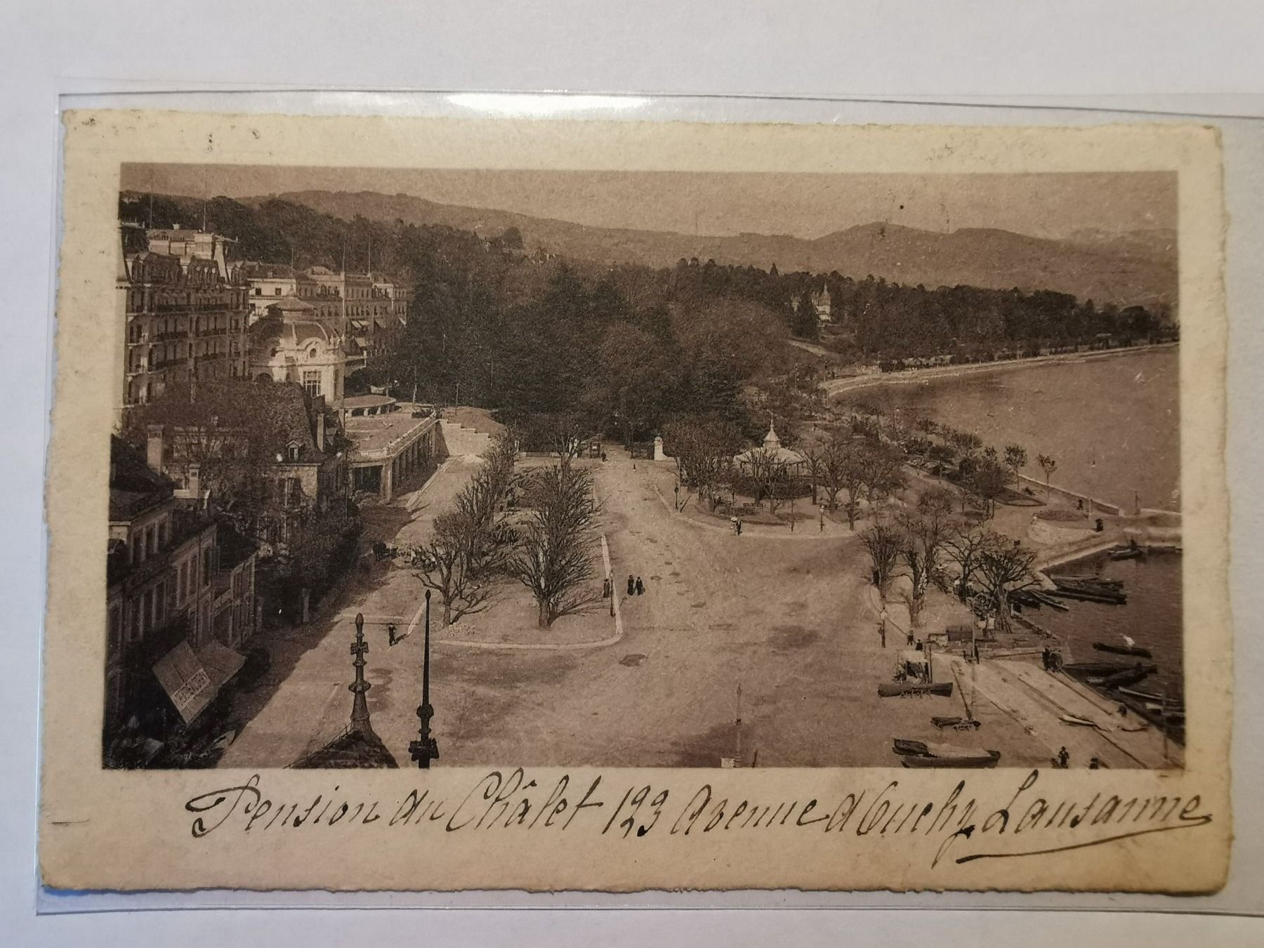 Cartoline postali: CP Lausanne - Ouchy 1914 – Usato da Pailly venduto da jme99