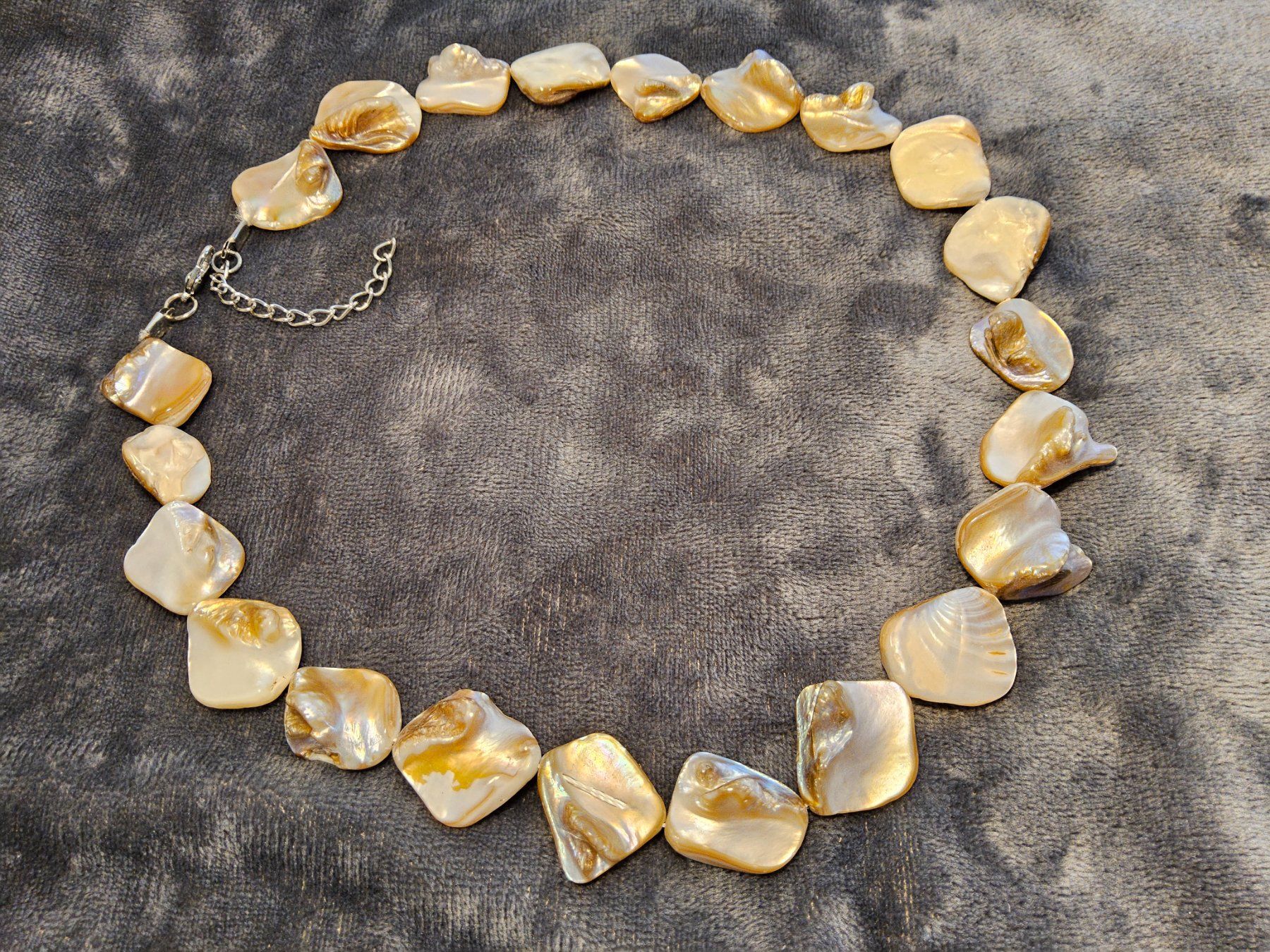 Catenine: Vintage sommerliche Perlmutt Kette Collier – Usato da Zürich venduto da SciTec 4