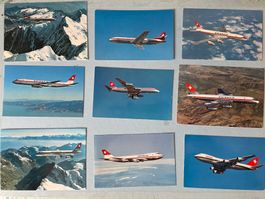 22 AK Swissair Jetflugzeuge
