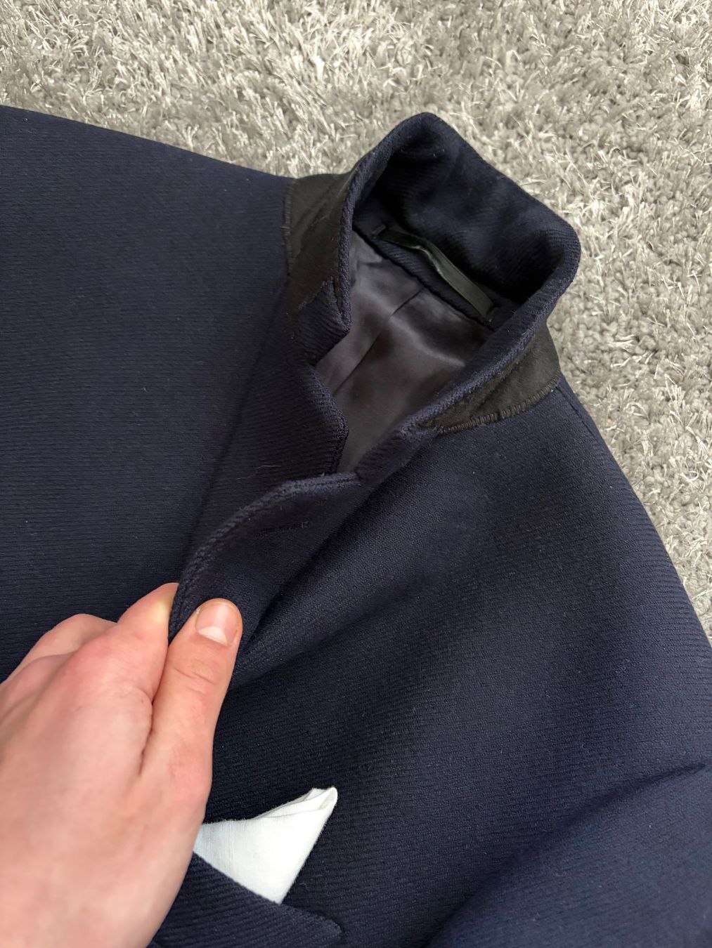 Cappotti: Navy Blue Wool Overcoat, Modehaus Pfäffli, Size L – Nuovo (secondo la descrizione) da Brislach venduto da edu_t6pq 9