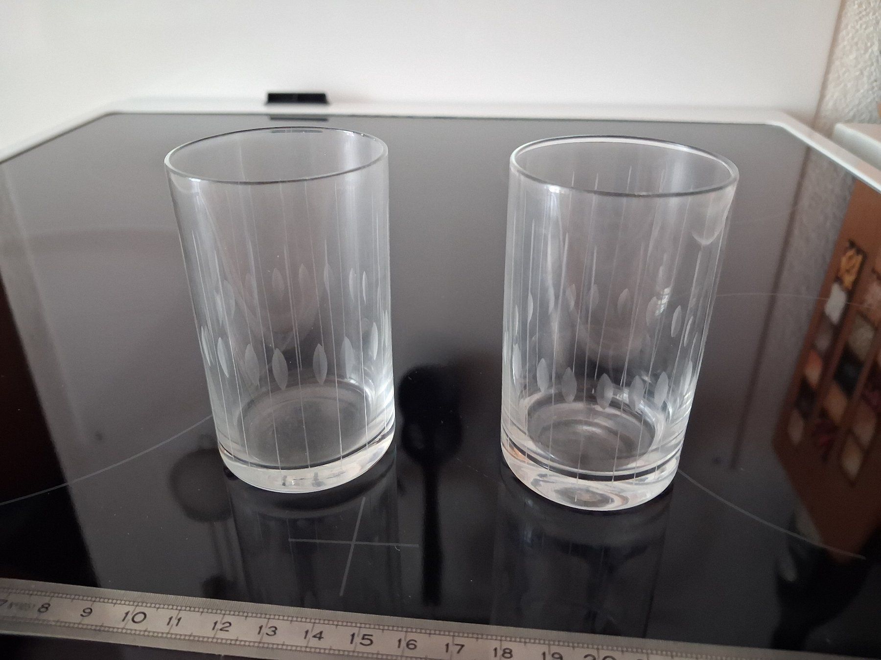 Bicchieri: 2er Set Glasbecher mit Schliffmuster, Vintage – Usato da Wald ZH venduto da e8e