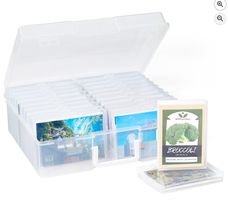 Praktische Fotobox mit Innenboxen für Foto Aufbewahrung
