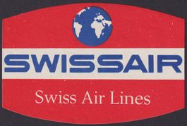 Werbevignette SWISSAIR, WV 32.2, postfrisch **