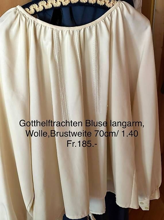Camicette: Gotthelftrach Langarmbluse – Usato da Latterbach venduto da Thomy.st