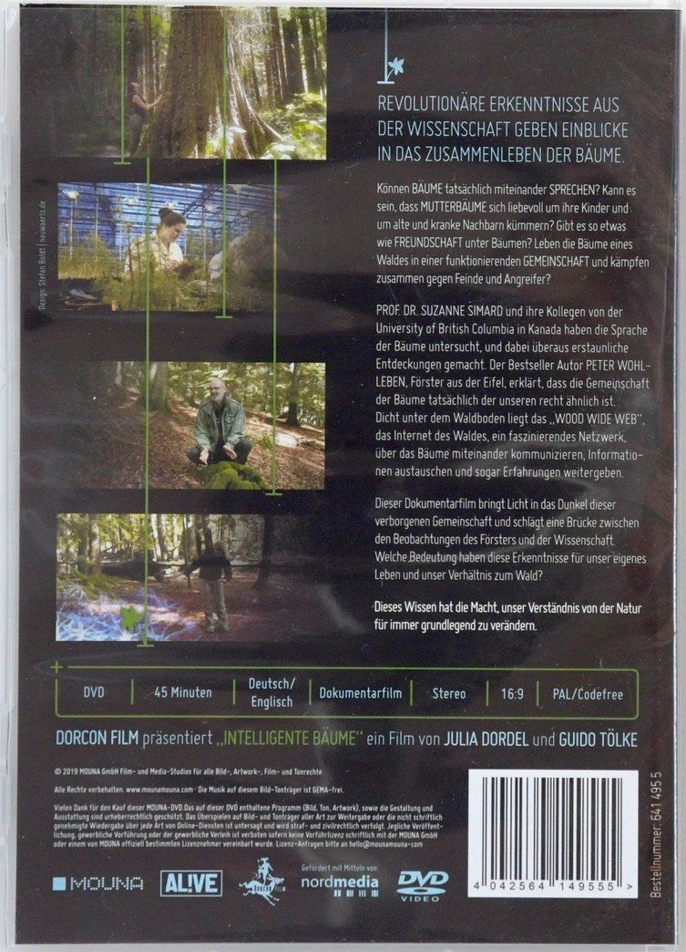 Alle DVDs: INTELLIGENTE BÄUME - Reise durch das "Internet des Waldes" – Gebraucht aus Remetschwil von tgd_gbp8 1