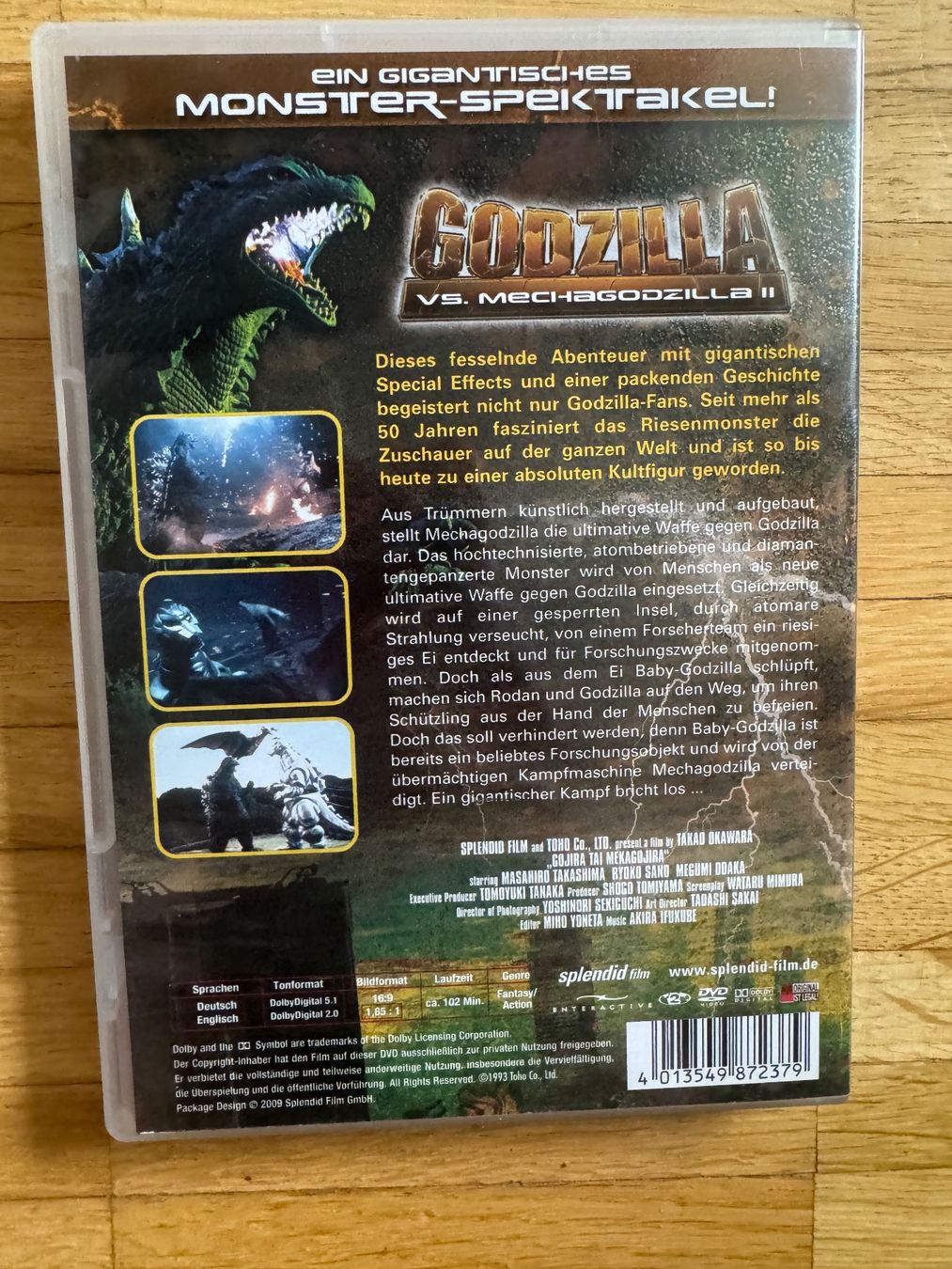 Tutti i DVDs: GODZILLA VS. MECHAGODZILLA II  (DVD) – Usato da Basel venduto da san_2qlq 1