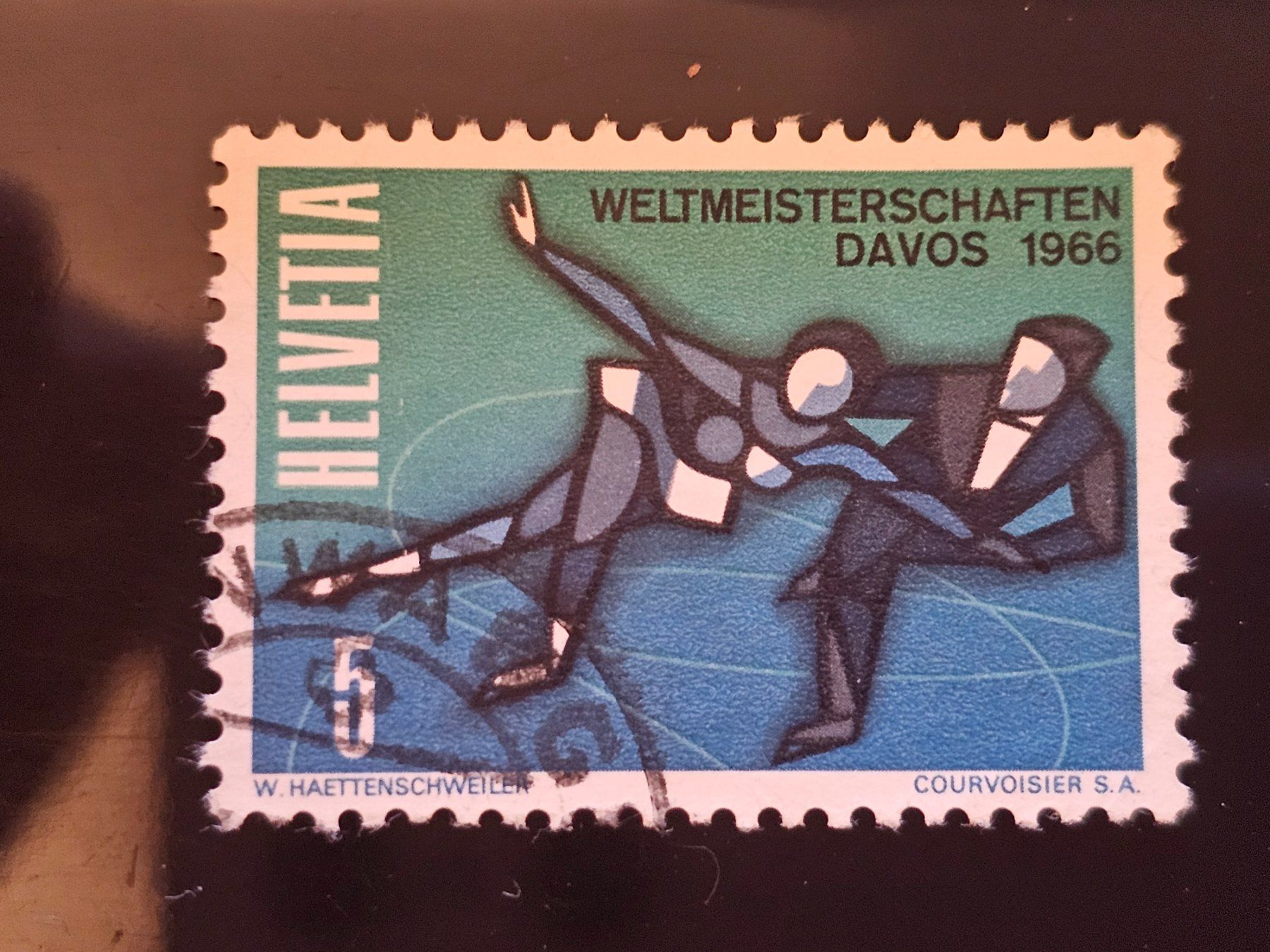 Alle Briefmarken: CH 1965 N° 438.2.02 plattenfehler – Gebraucht aus Monte Carasso von giave