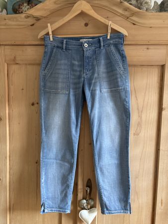 Jeans TONI Tapered Fit Gr. 38xR light blue 7/8 Länge