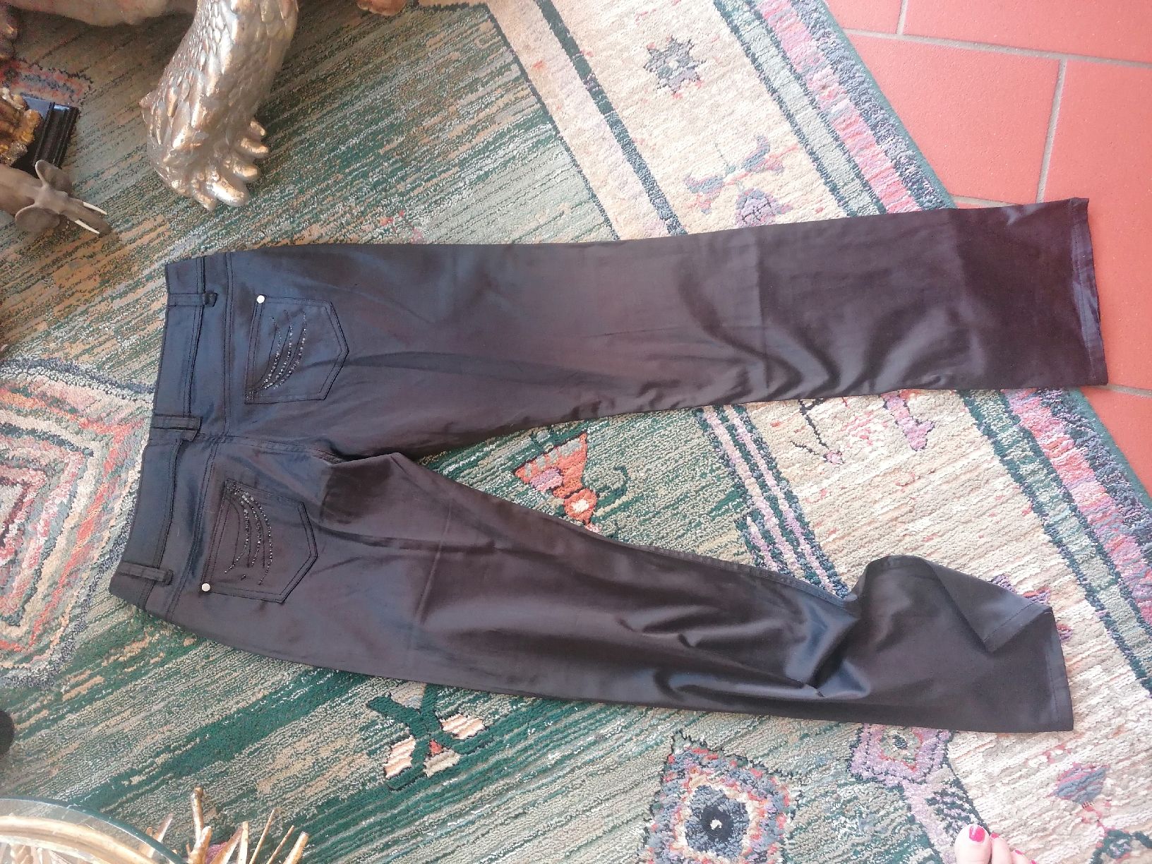 Hosen: Schicke Damenhose Gr. 40 schwarz Evening Collection – Gebraucht aus Bedigliora von Dolcezza0 2
