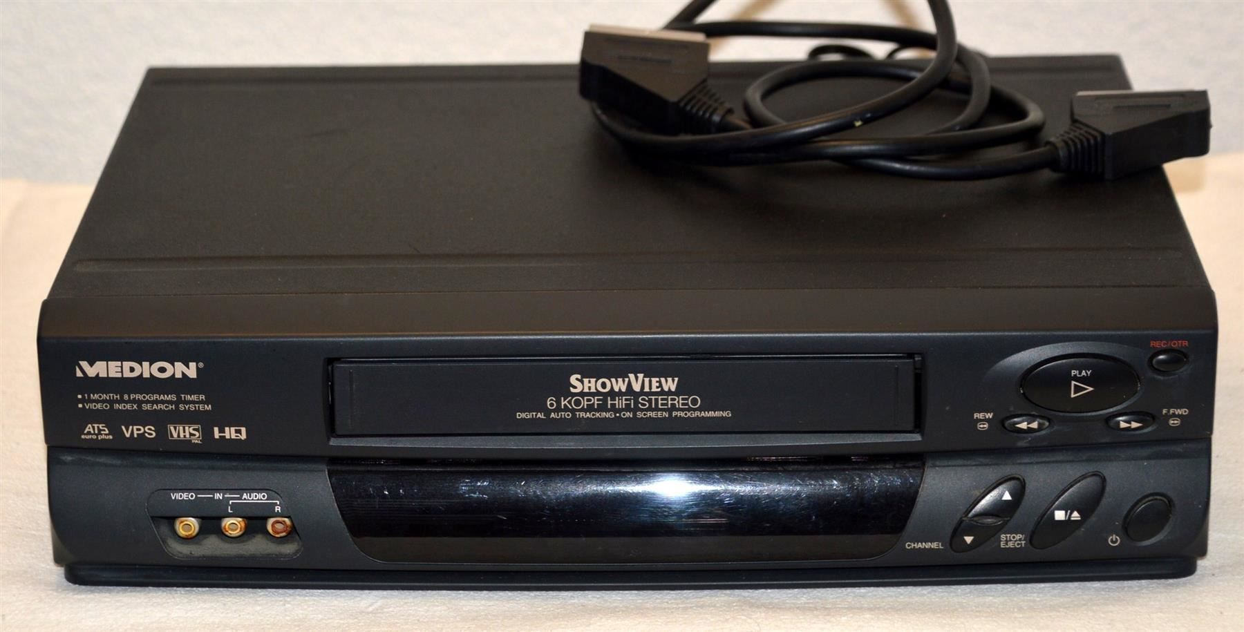 Registratori: Videorecorder VHS Medion MD8910 magnétoscope – Usato da Collonges venduto da arashee 1