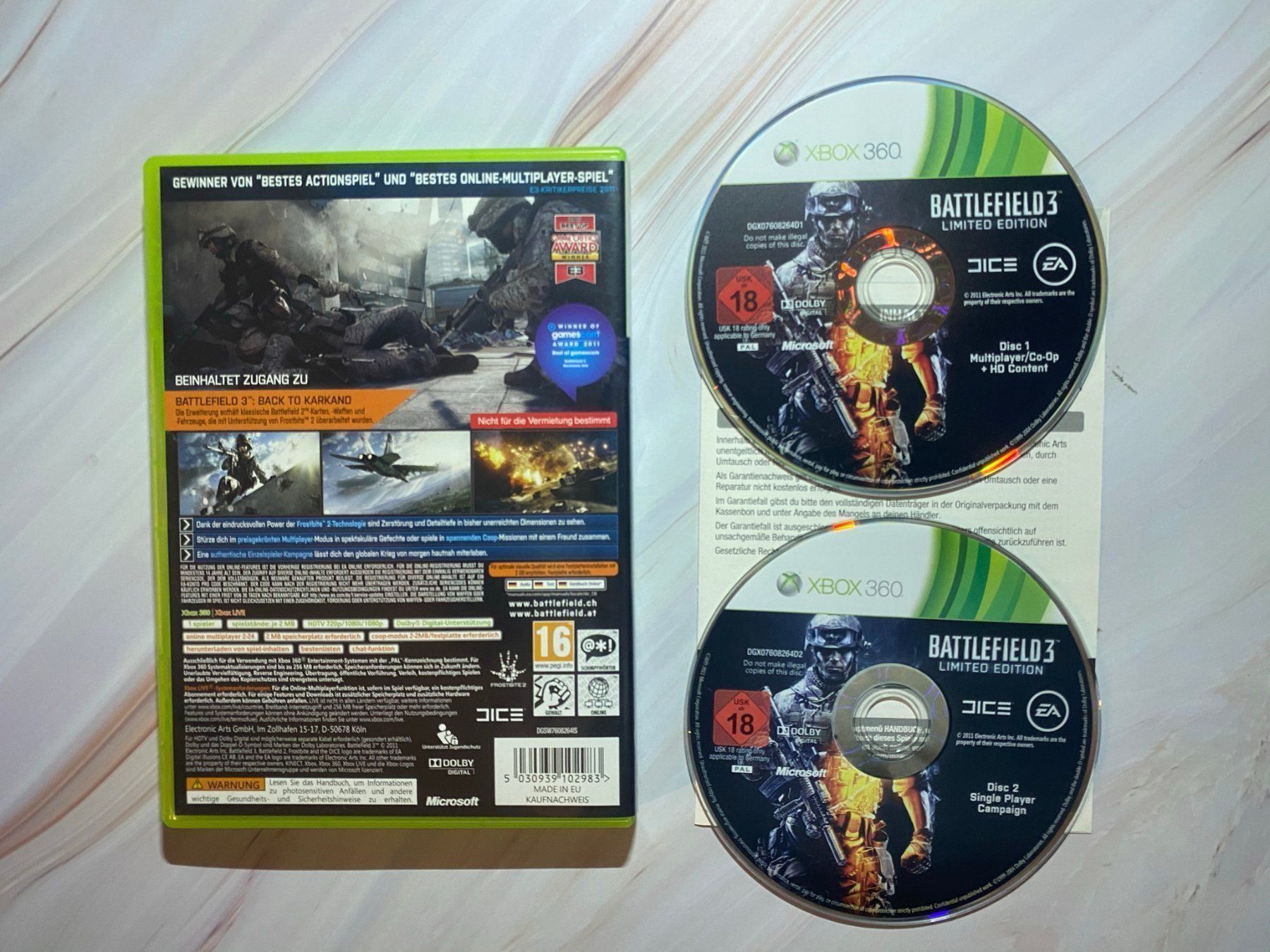 Microsoft Giochi: Xbox 360: Battlefield 3 – Usato da Märstetten venduto da AlienNova 1