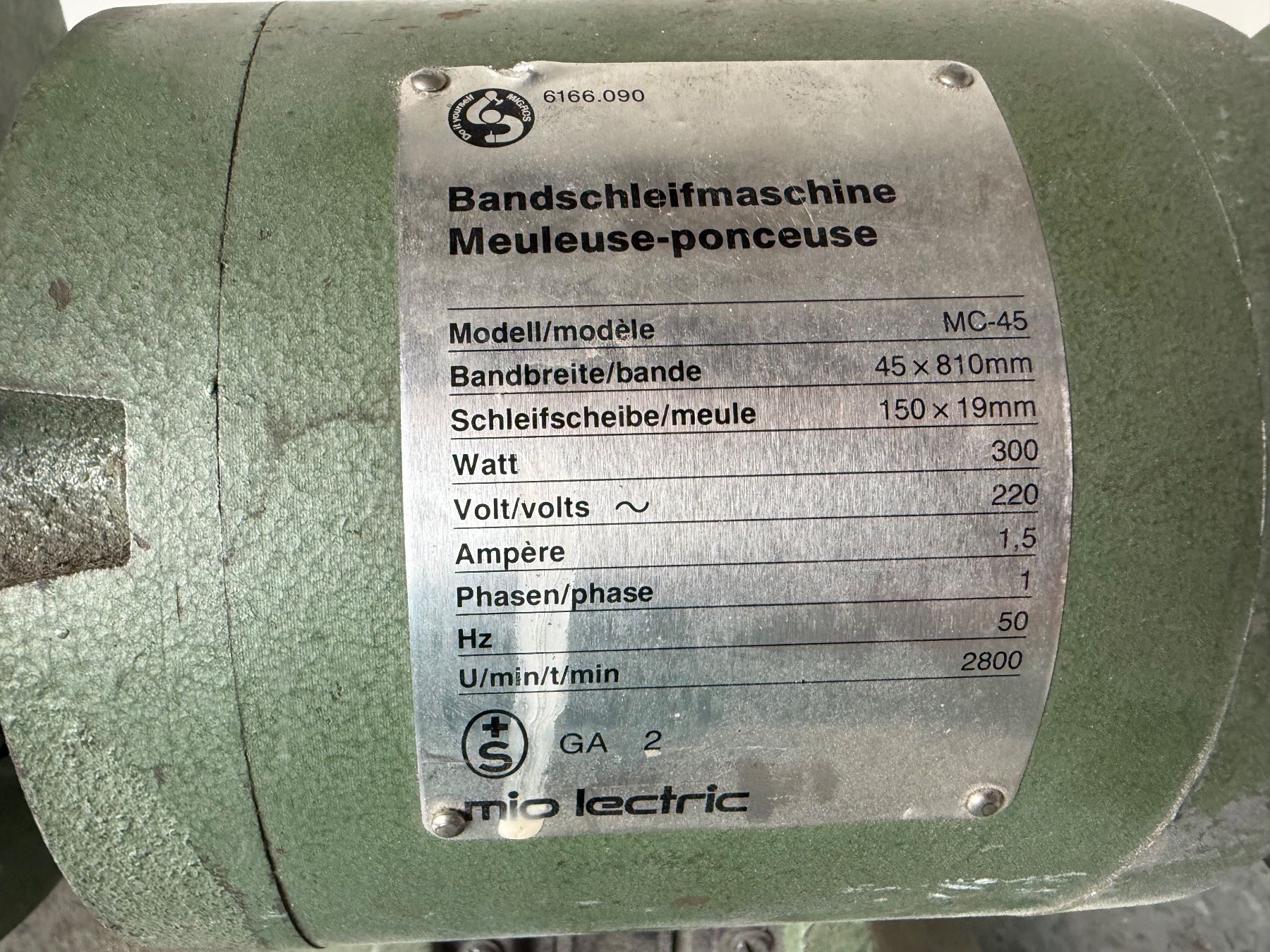 Smerigliatrici & Lucidatrici: Bandschleifmaschine Schleifmaschine Schleifband – Usato da Boswil venduto da ABLagerBoswil 6