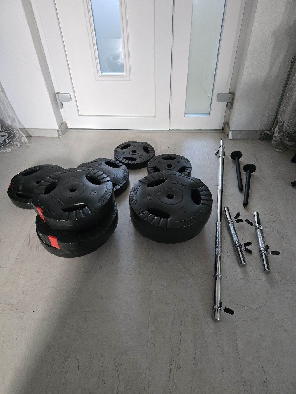 Manubri & Pesi: hantelset mit 110 kg Gewichtescheiben – Usato da Derendingen venduto da S.Skorbi 5