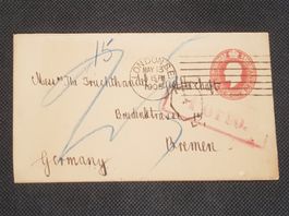 1905 PK von LONDON nach BREMEN Deutschland   /  555
