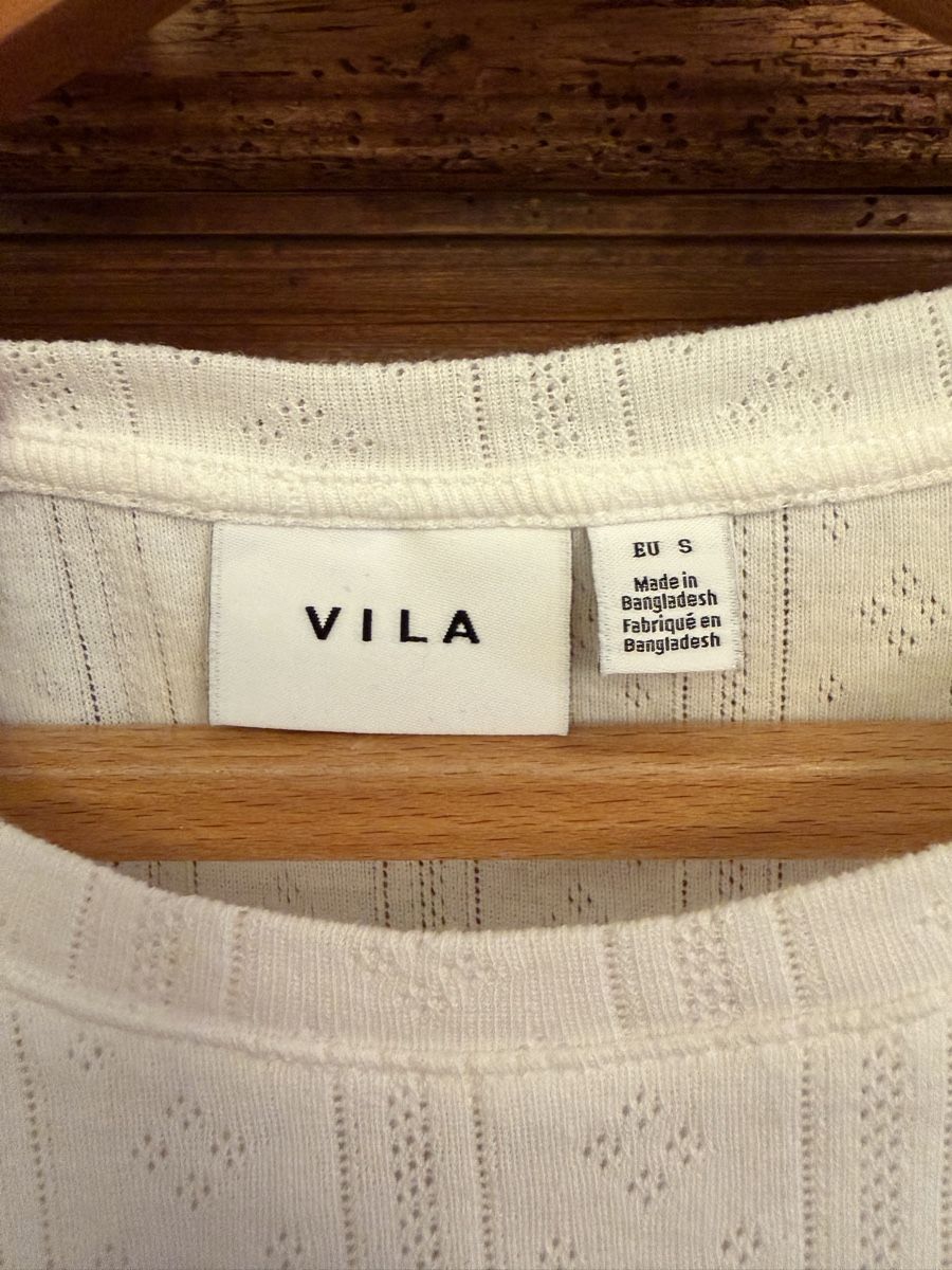 Vila T-shirt: T-Shirt weiss von Vila, S – Usato da Zürich venduto da zucchetti13 3
