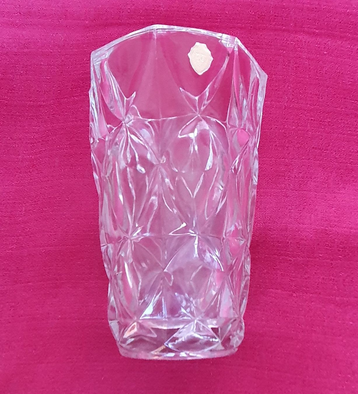 Vasi & Recipienti: Kristall Glas Vase - 8-eckig - 14 x 20 cm – Usato da Auw venduto da beretta1966 1