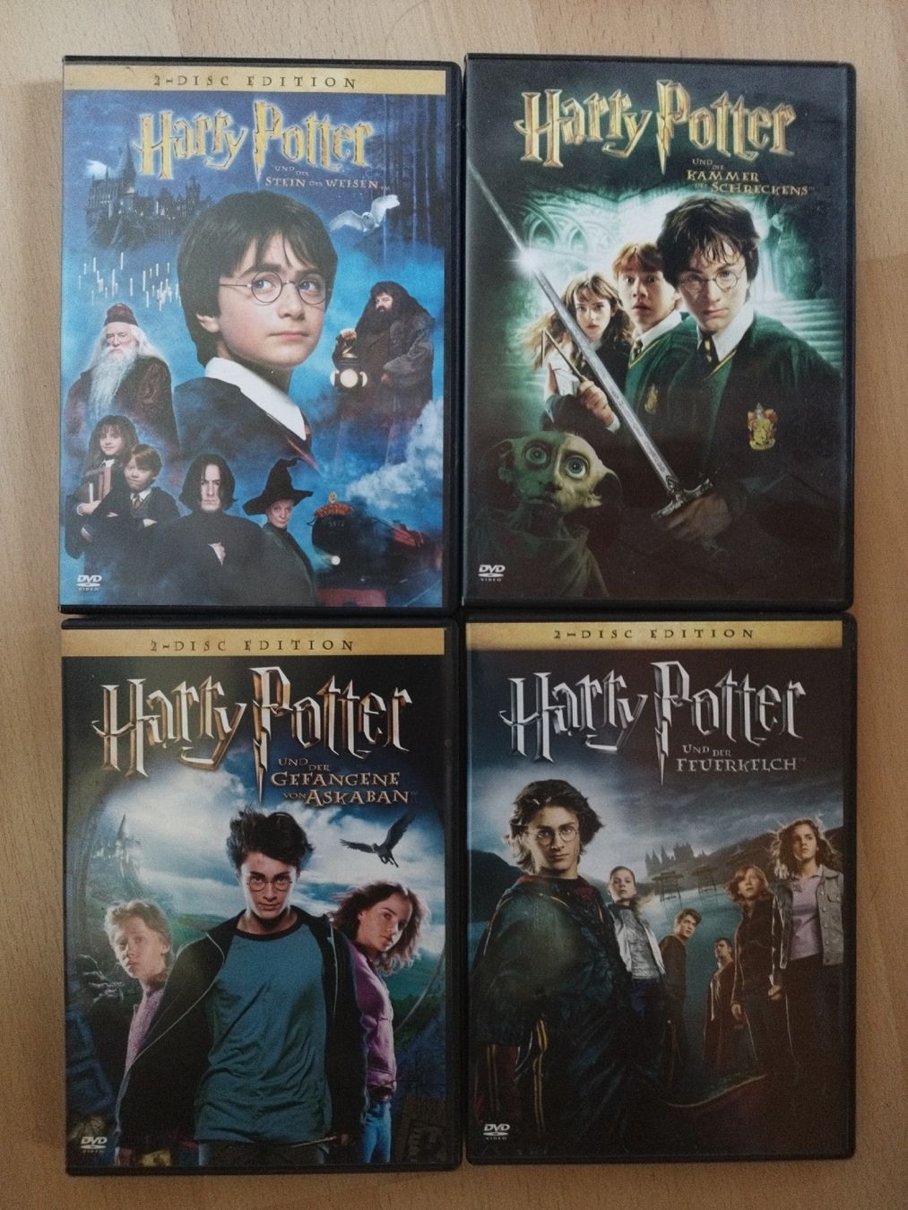 Alle DVDs: Harry Potter DVD 4er Set  – Gebraucht aus Rhäzüns von Badihuelsa